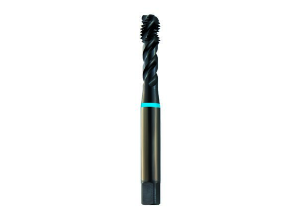 YAMAWA 9645TC M 6  TiCN belagt DIN371 HSSE gjengetapp, blå ring- Spiral 